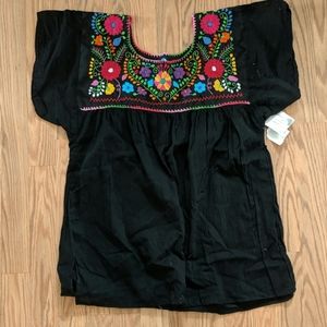 NWT Embroidered Blouse